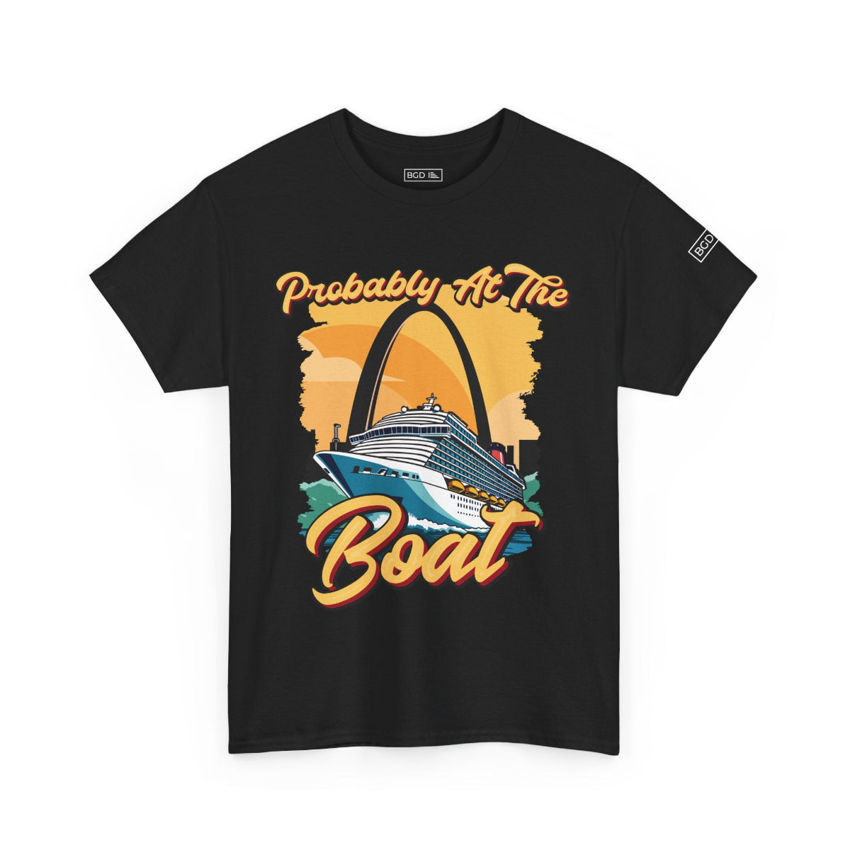 All black gambler shirt with STL-inspired front design for poker nights