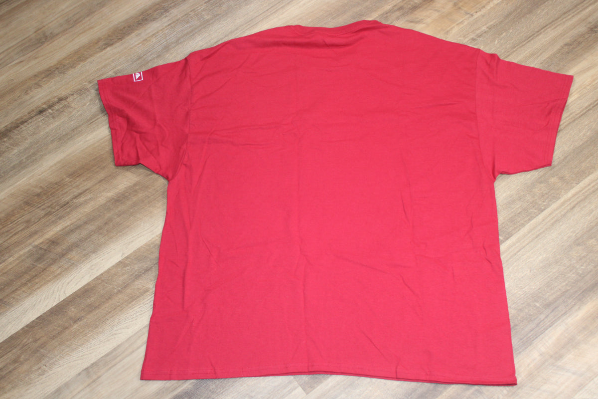 Big Guy Drip’s That’s On My Bird men’s St. Louis Cardinals shirt back view in cardinal red