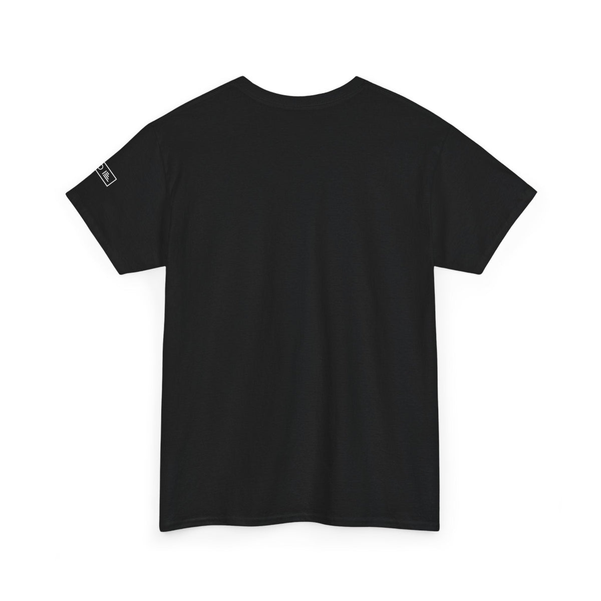 Back view of black Big Guy Drip Don't Piss Me Off shirt