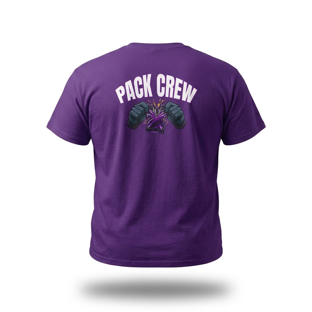 Pack Crew Collector T-Shirt Purple Back BigGuyDrip