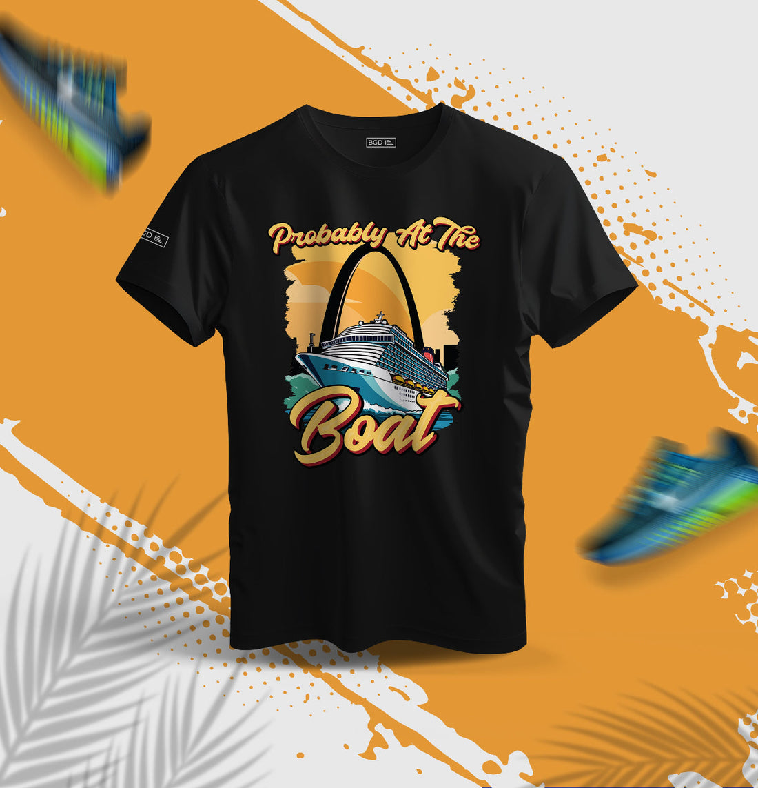 Probably At the Boat Stl Gambler Shirt Product Highlight