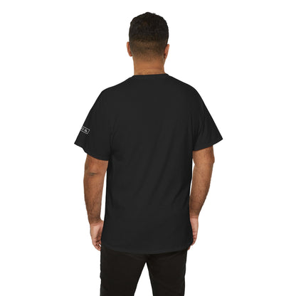 Second angle of 314 graphic tee back – black STL shirt – BGD