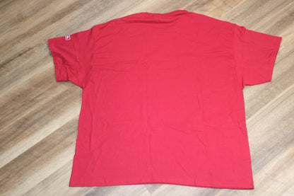 Big Guy Drip’s That’s On My Bird men’s St. Louis Cardinals shirt back view in cardinal red
