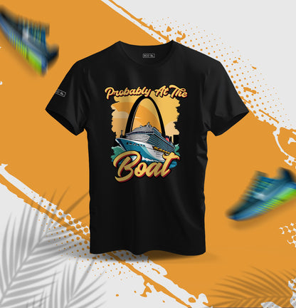 Front of black graphic gambler shirt made for STL casino nights