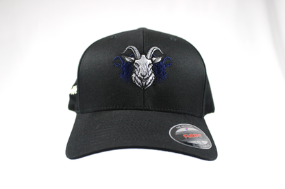 Goated – GOATED Mindset Fitted Cap | Embroidered Closed Fitted Cap (Gray or Black)