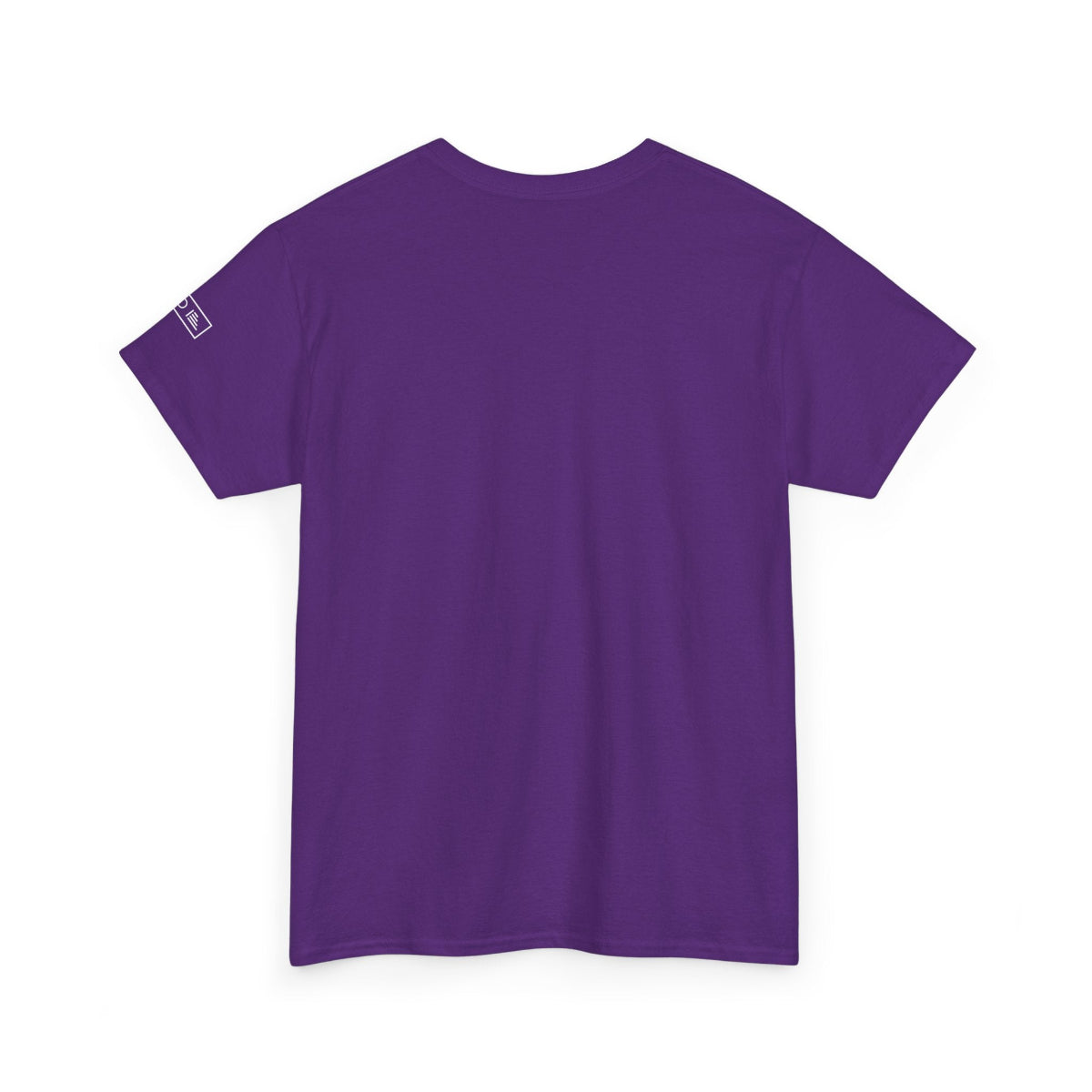 Purple back side of Saint Louis t shirt for big and tall guys