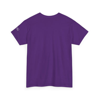 Purple back side of Saint Louis t shirt for big and tall guys
