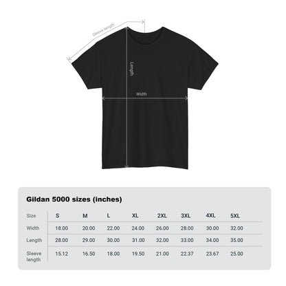 Sizing info for black St Louis tee shirt — big guy sizes