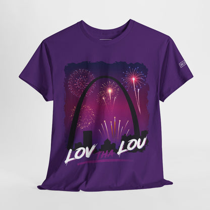 BigDude purple Stl t shirt — graphic tee front