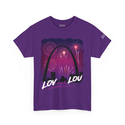 BigDude purple Stl t shirt — graphic tee front