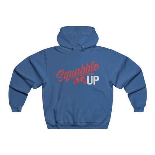 Royal Blue Fight Club Hoodie – Squabble Up Pullover Front - BGD