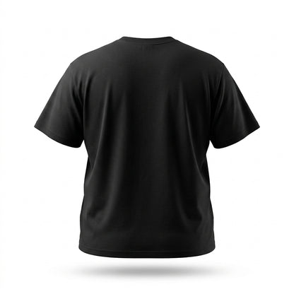 That’s on My Bird Cardinals baseball shirt in black back view, big and tall cotton tee