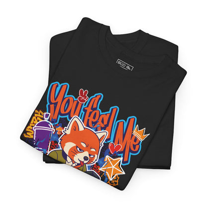 You Feel Me motivational t-shirt black folded view Big Guy Drip Apparel