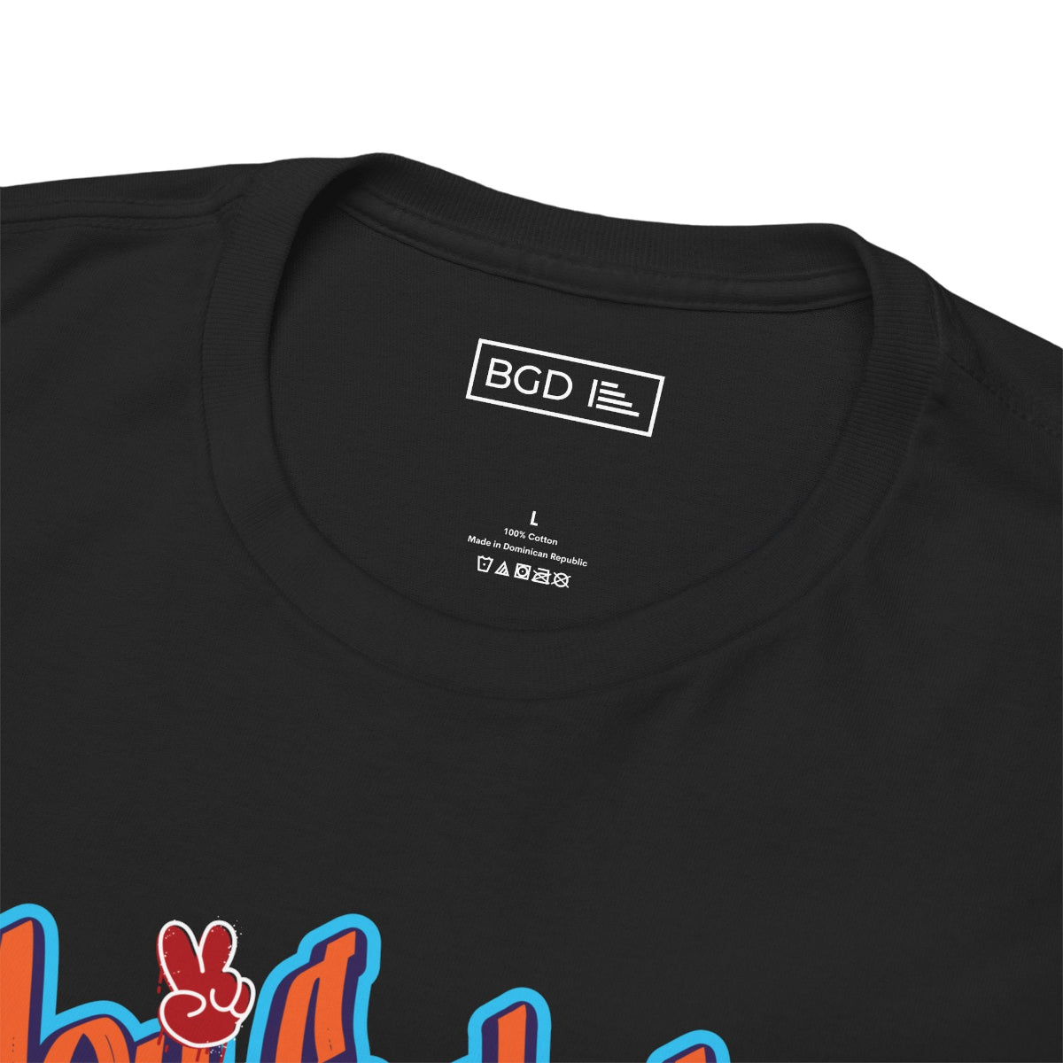 You Feel Me motivational t-shirt black neckline view Big Guy Drip Apparel